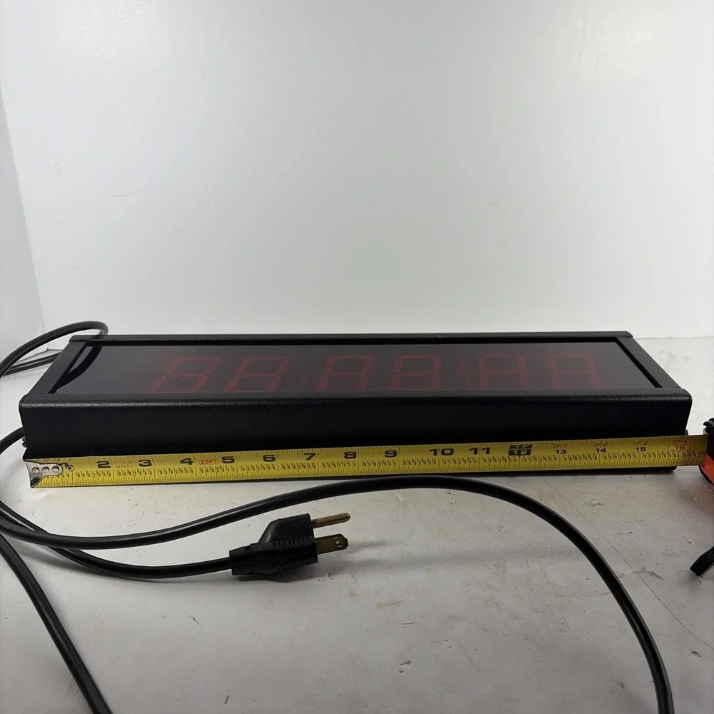 Electronic Displays Inc Industrial LED Clock Gym Timer‎ 16
